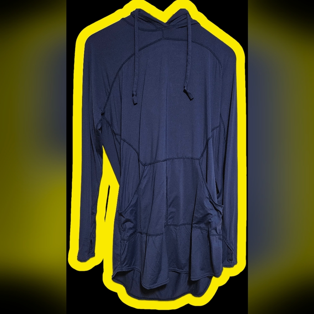 Bloq UV Navy Blue Hoodie Dress Large